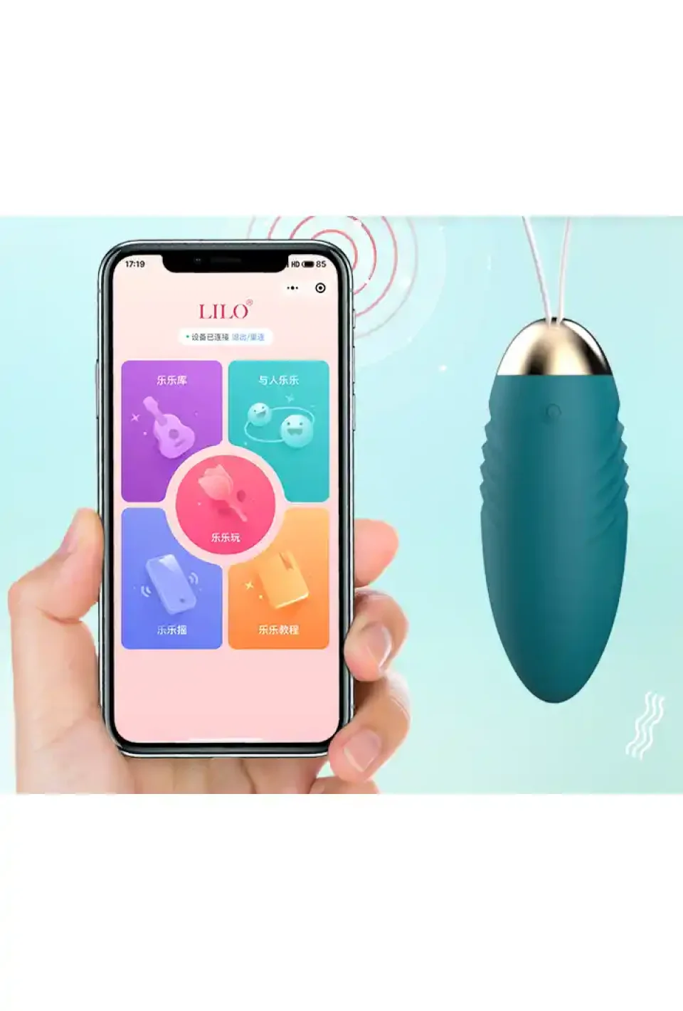 #9381 - Telefon Kontrollü Giyilebilir Şarjlı Vibratör