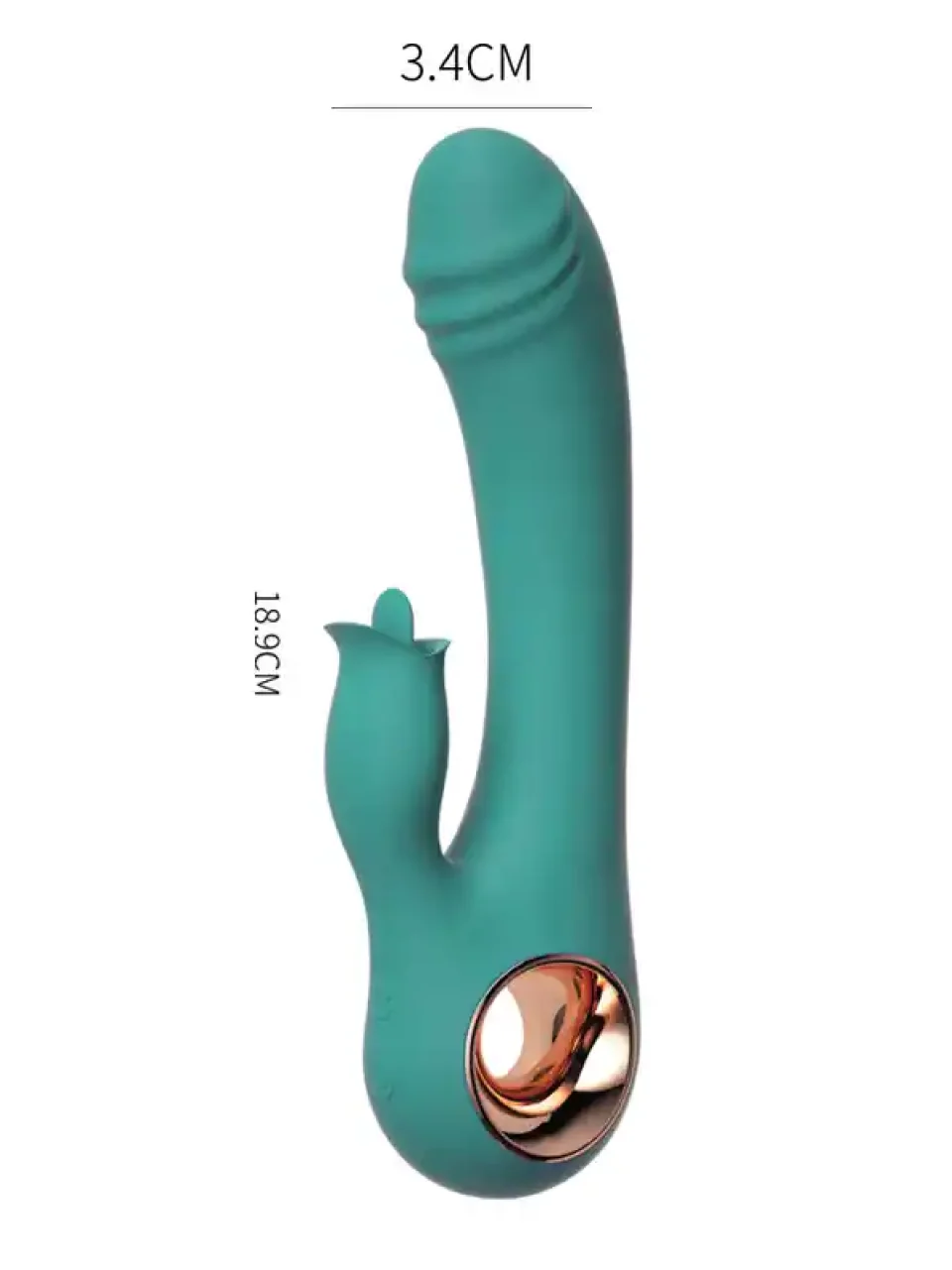 #9403 - Dil Sitimilasyonlu Isıtmalı Şarjlı Vibratör 19 cm