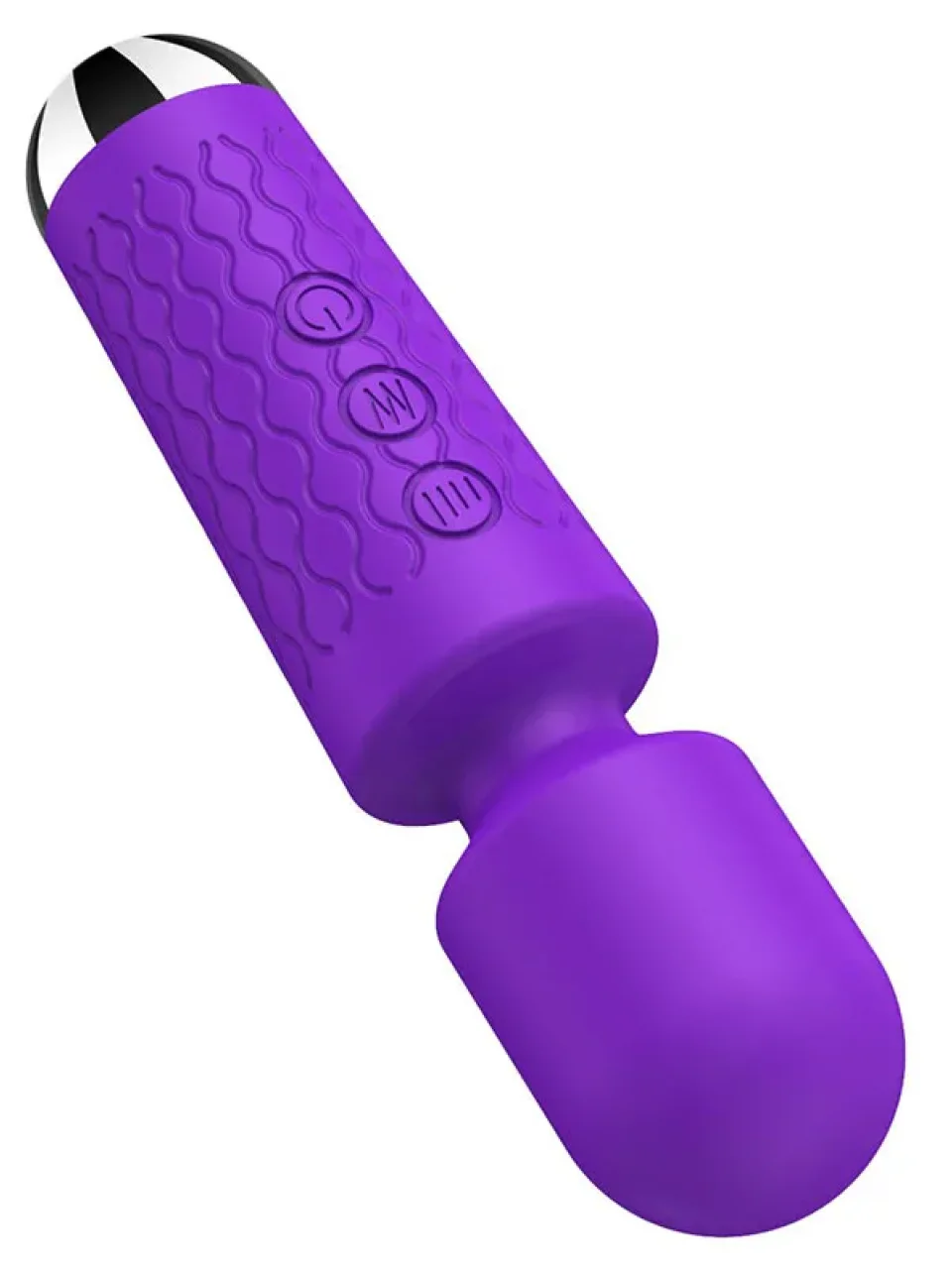 #9460 - 15 cm Şarjlı Wand Vibratör Mor