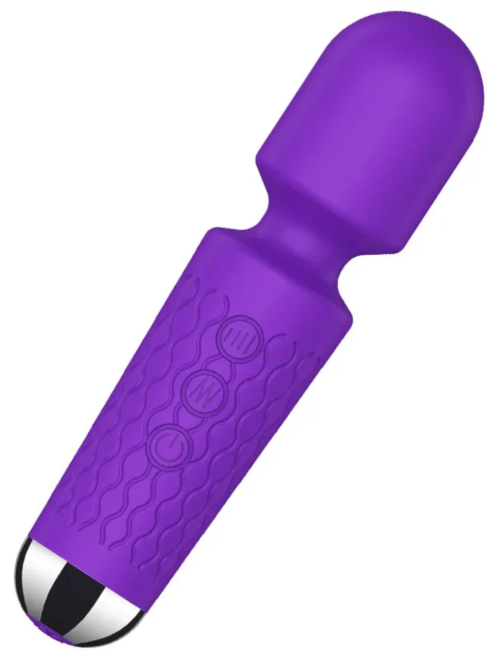 #9459 - 15 cm Şarjlı Wand Vibratör Mor