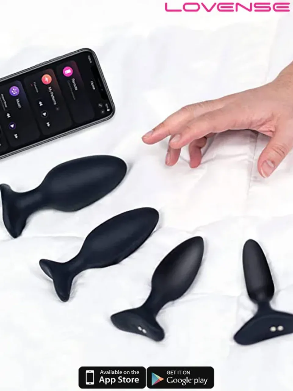 #9518 - Lovense HUSH 2 Anal Plug 1″ App Controlled