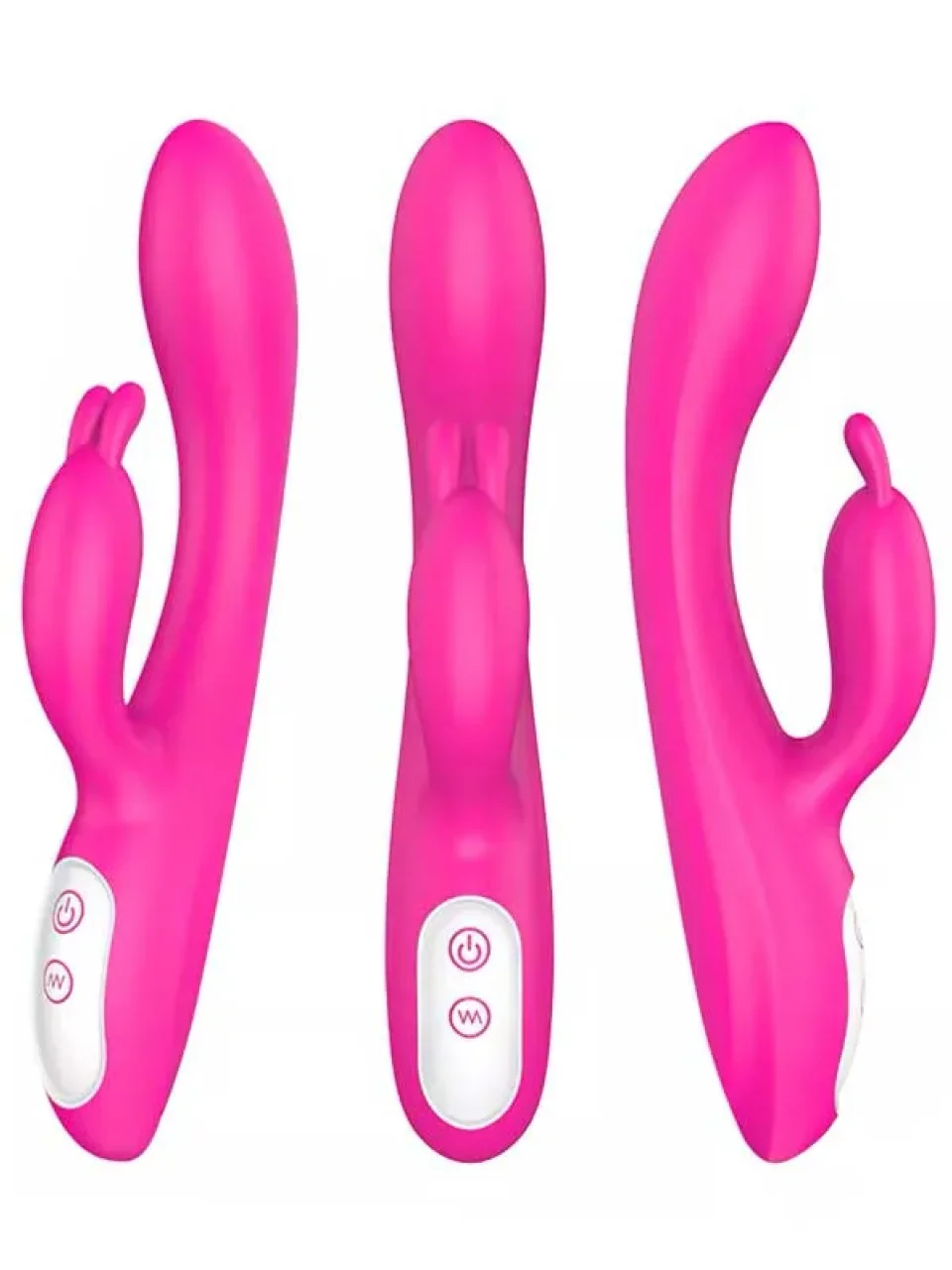 #9537 - 22 cm Isıtmalı Şarjlı Güçlü Titreşimli Tavşan Vibratör