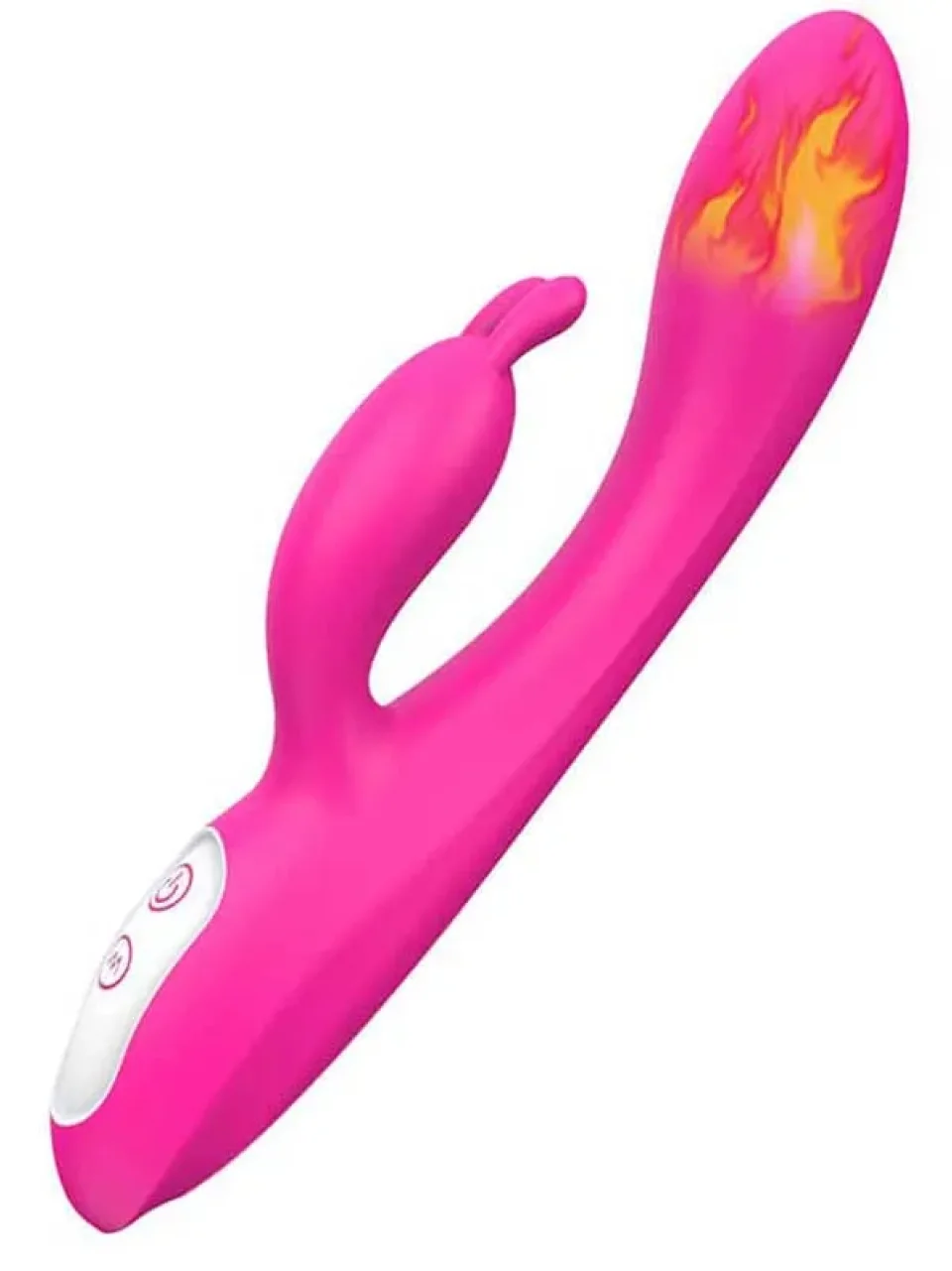 #9531 - 22 cm Isıtmalı Şarjlı Güçlü Titreşimli Tavşan Vibratör