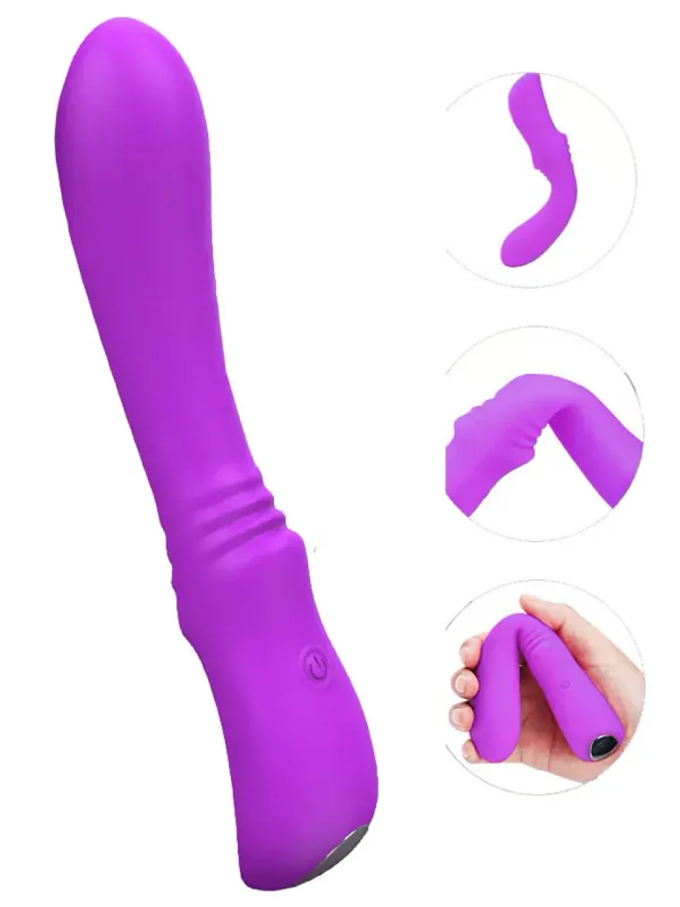 #9539 - 18 cm Esnek Ultra Güçlü Şarjlı Vibratör