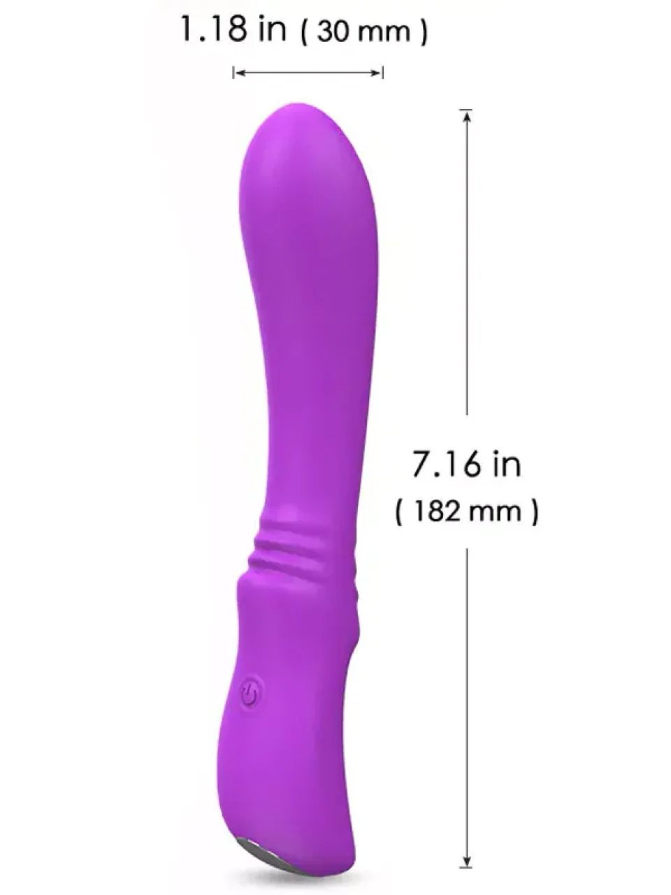 #9540 - 18 cm Esnek Ultra Güçlü Şarjlı Vibratör