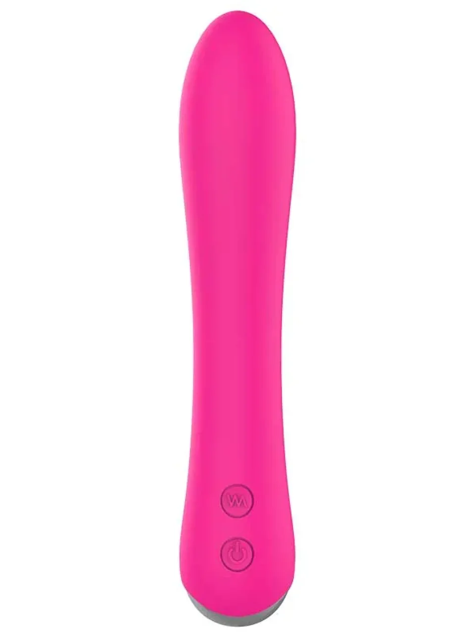 #9545 - Isıtmalı Şarjlı Güçlü Titreşimli Esnek Silikon Vibratör 17.5 cm