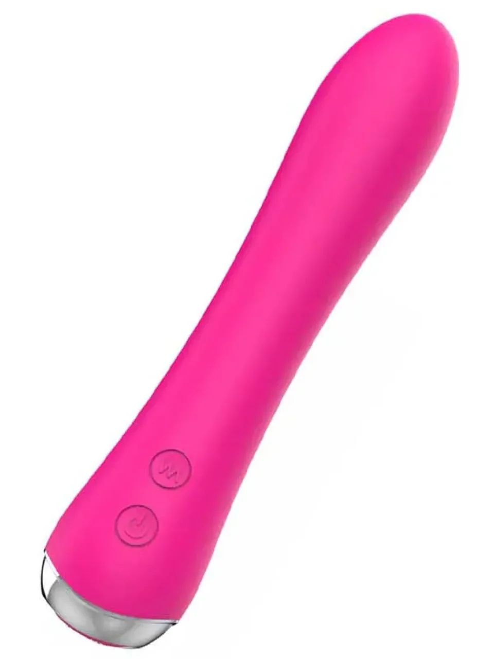 #9544 - Isıtmalı Şarjlı Güçlü Titreşimli Esnek Silikon Vibratör 17.5 cm