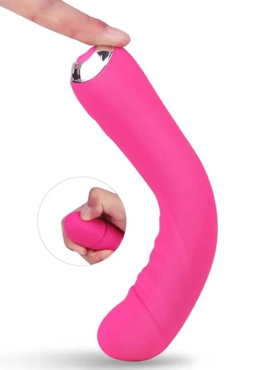 #9558 - 21 cm Isıtmalı Titreşimli Esnek Vibratör