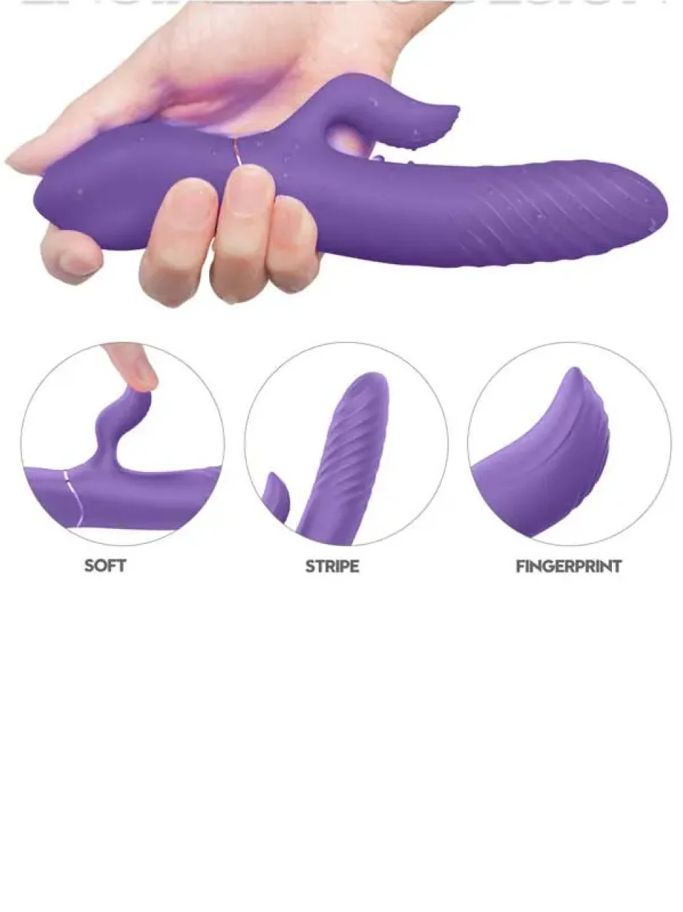 #9562 - İleri Geri Hareketli Isıtmalı Şarjlı G-Spot Vibratör 21 cm