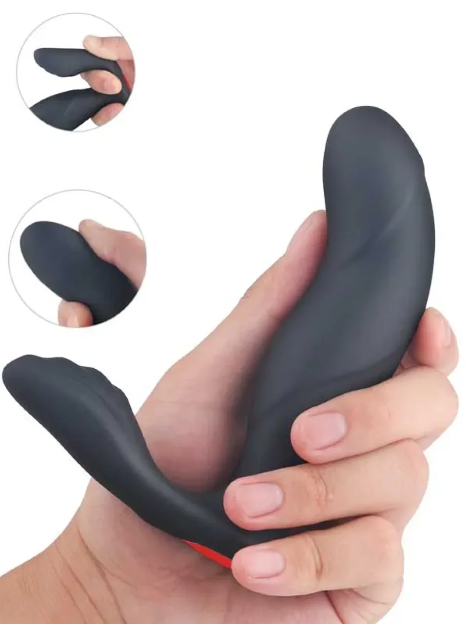 #9590 - G-spot Anal Klitoris ve Vajinal Şarjlı Kumandalı Giyilebilir Vibratör