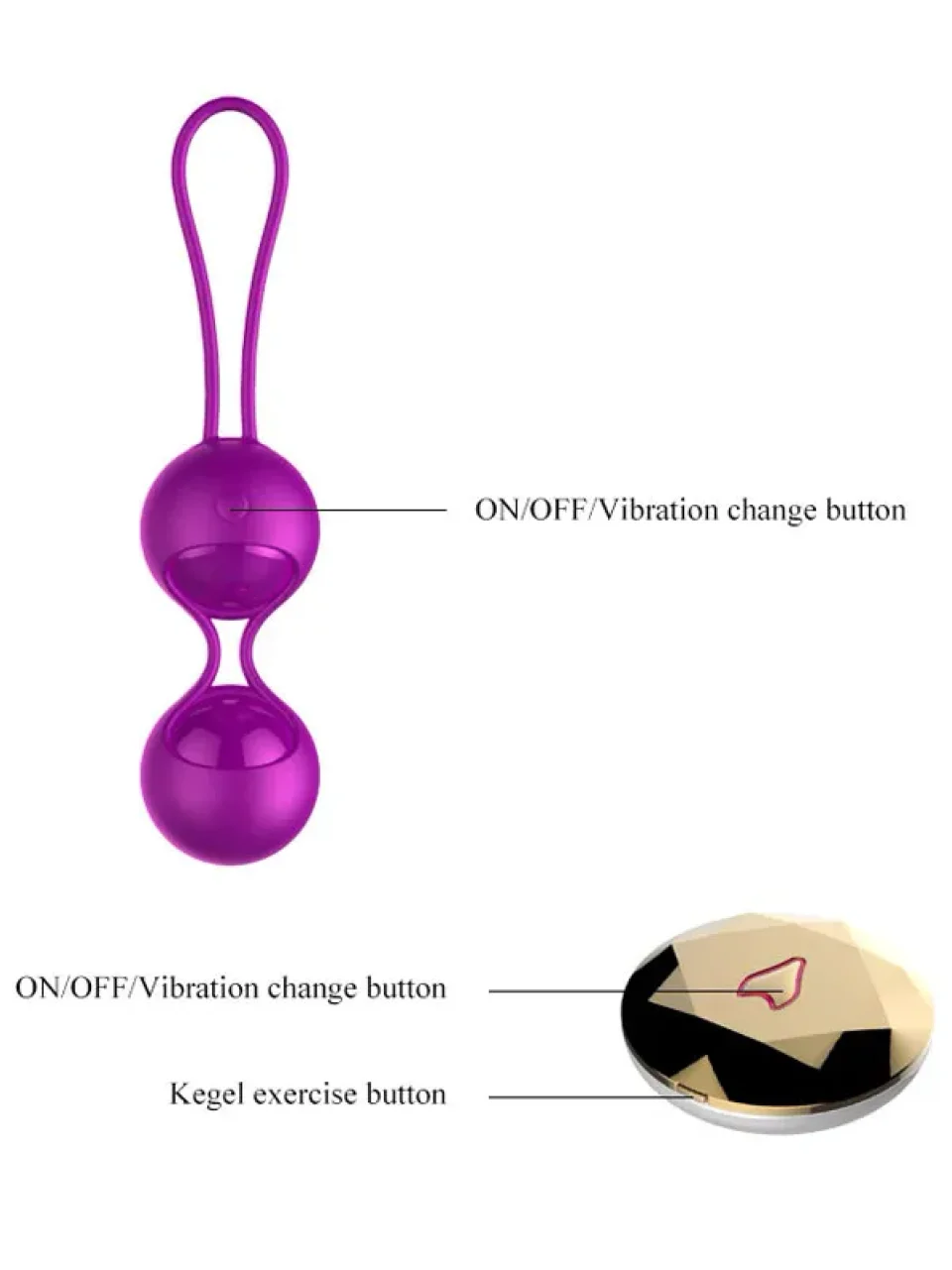 #9646 - Şarjlı Uzaktan Kumandalı Titreşimli Top