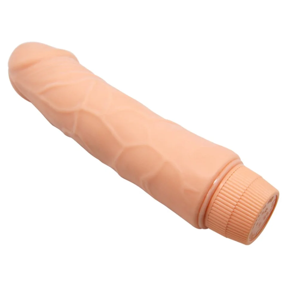 #914 - 19,5 cm Güçlü Titreşimli Realistik Vibratör Gerçekci Penis Dildo