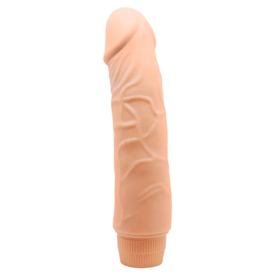 #923 - 19,5 cm Güçlü Titreşimli Realistik Vibratör Gerçekci Penis Dildo