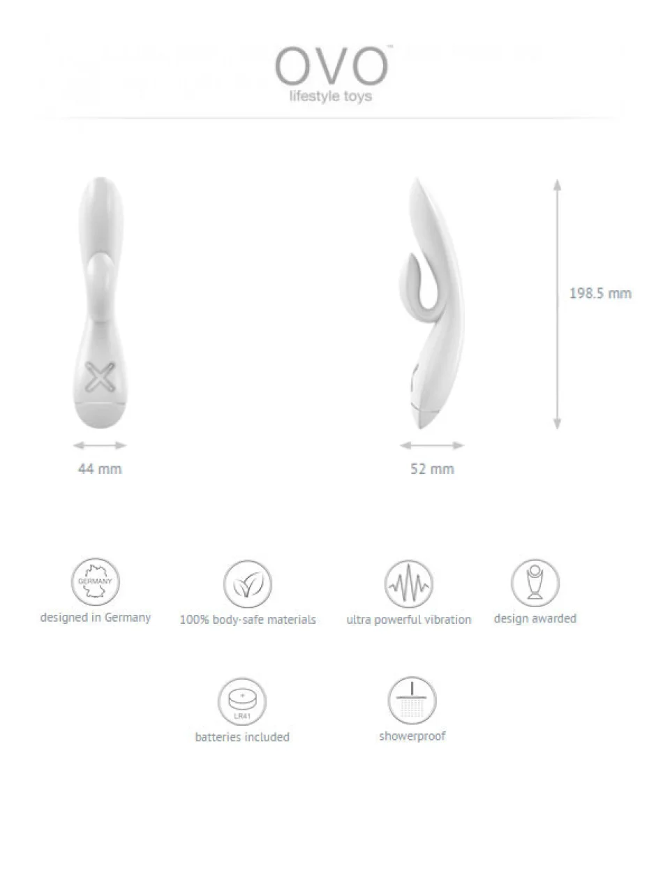 #9687 - Ovo Vibrator K1