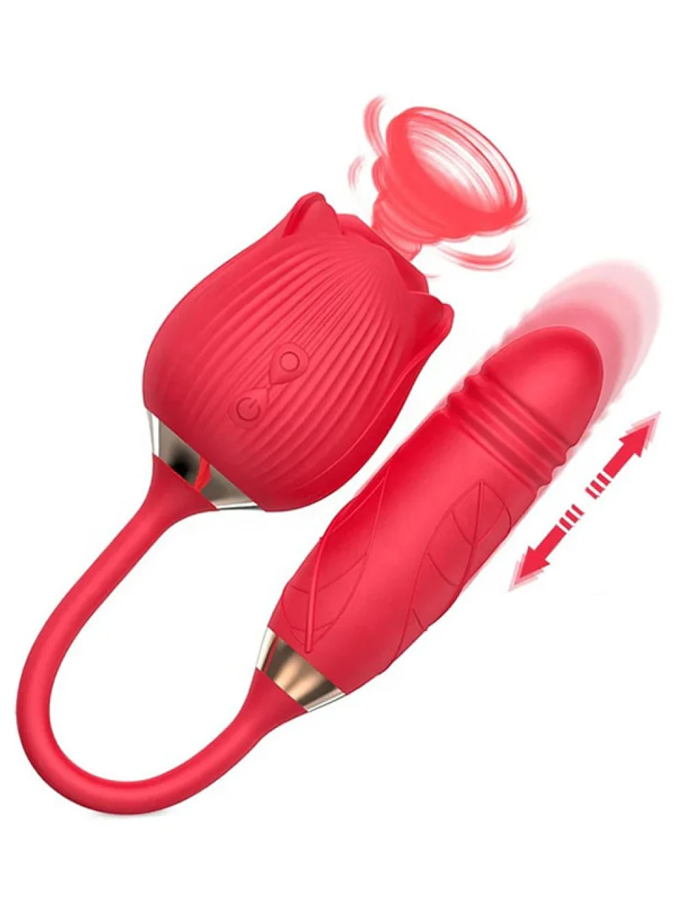 #9712 - Titreşimli İtme Hareketli Rose Vibratör