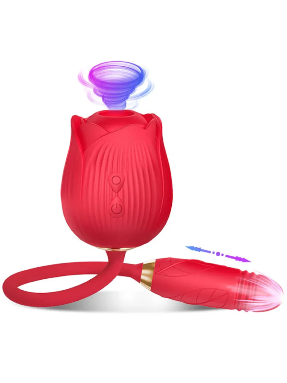 #9714 - Titreşimli İtme Hareketli Rose Vibratör