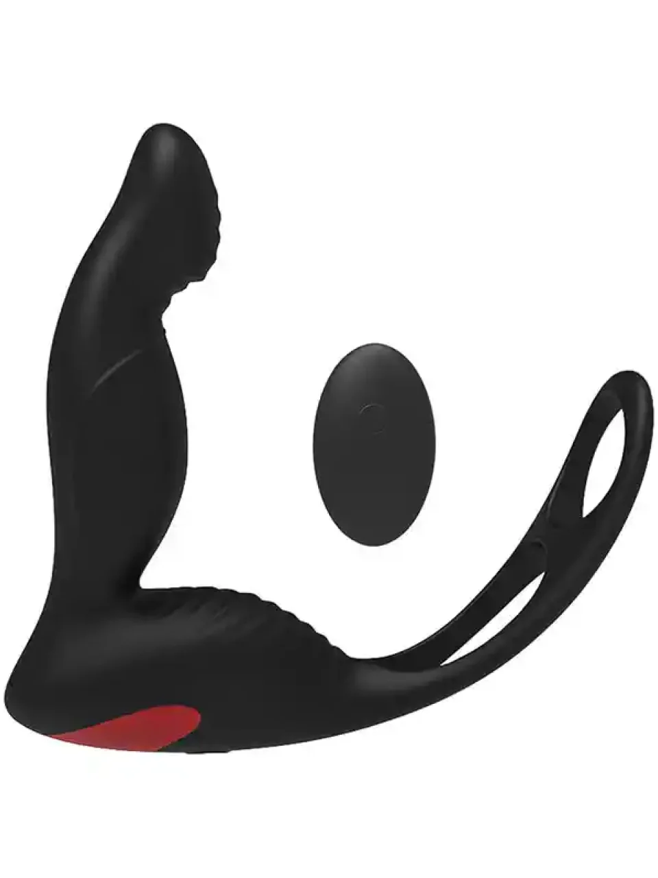 #9816 - Penis Halkalı Prostat Şarjlı Uzaktan Kumandalı Anal Vibratör