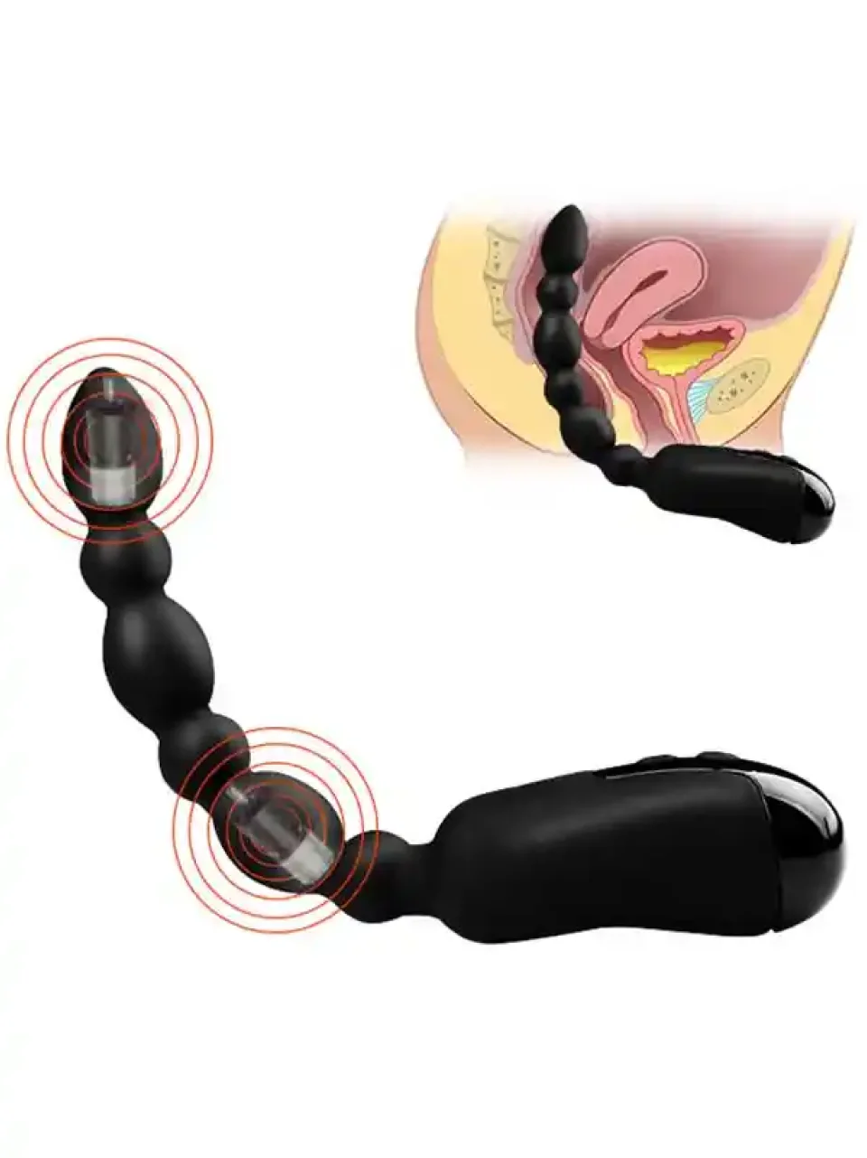 #9902 - NOXXX Şarjlı Anal Prostat ve Vibratör Probe