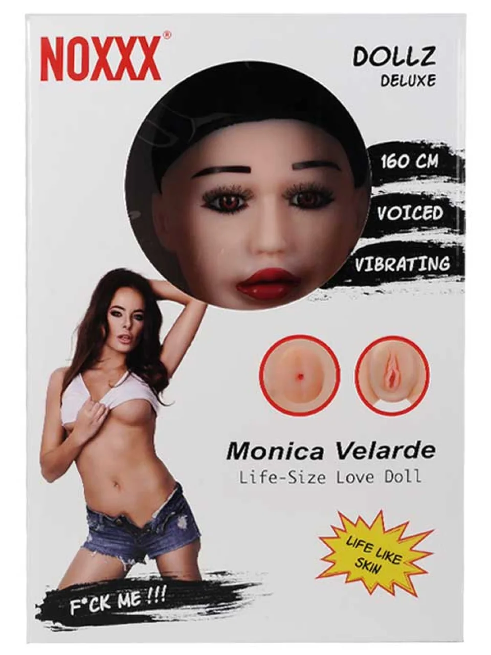 #10118 - NOXXX Monica Velarde Realistik 3 İşlevli Bebek