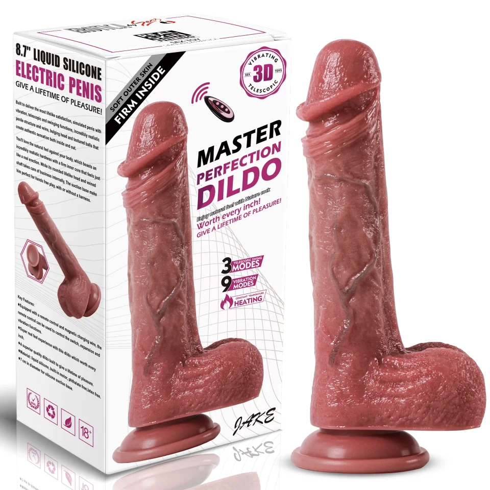 #10327 - 22 cm Isıtmalı İleri Geri Hareketli ve Rotasyonlu Gerçekçi Vibratör