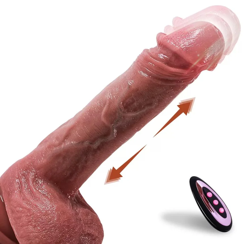 #10320 - 22 cm Isıtmalı İleri Geri Hareketli ve Rotasyonlu Gerçekçi Vibratör