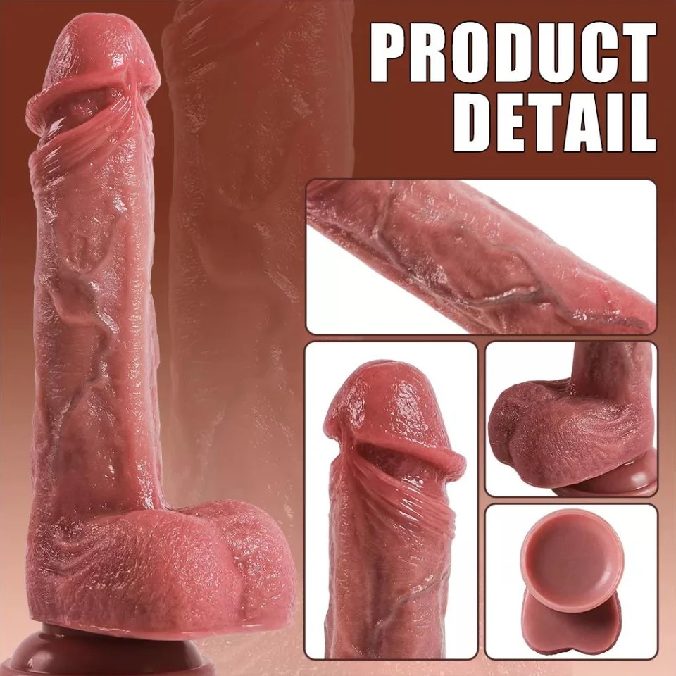 #10321 - 22 cm Isıtmalı İleri Geri Hareketli ve Rotasyonlu Gerçekçi Vibratör