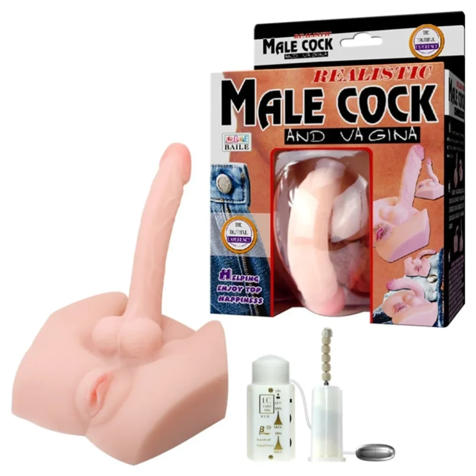 #10444 - Titreşimli Ses Çıkarma Özelliğine Sahip Realistik Penis ve Vajina