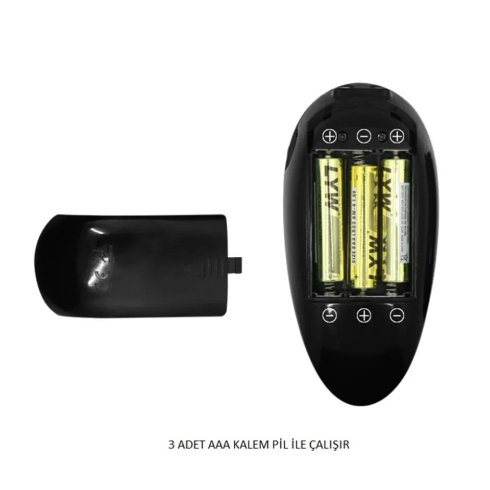 #10561 - 2 İşlevli Titreşimli Suni Vajinal ve Anal Masturbatör
