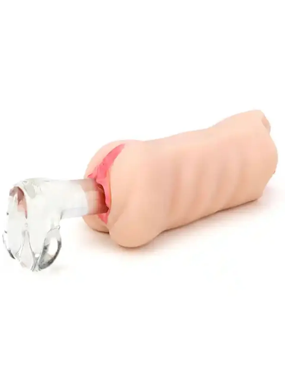 #10762 - Ağız ve Vajina Girişli Stroker Mastürbatör