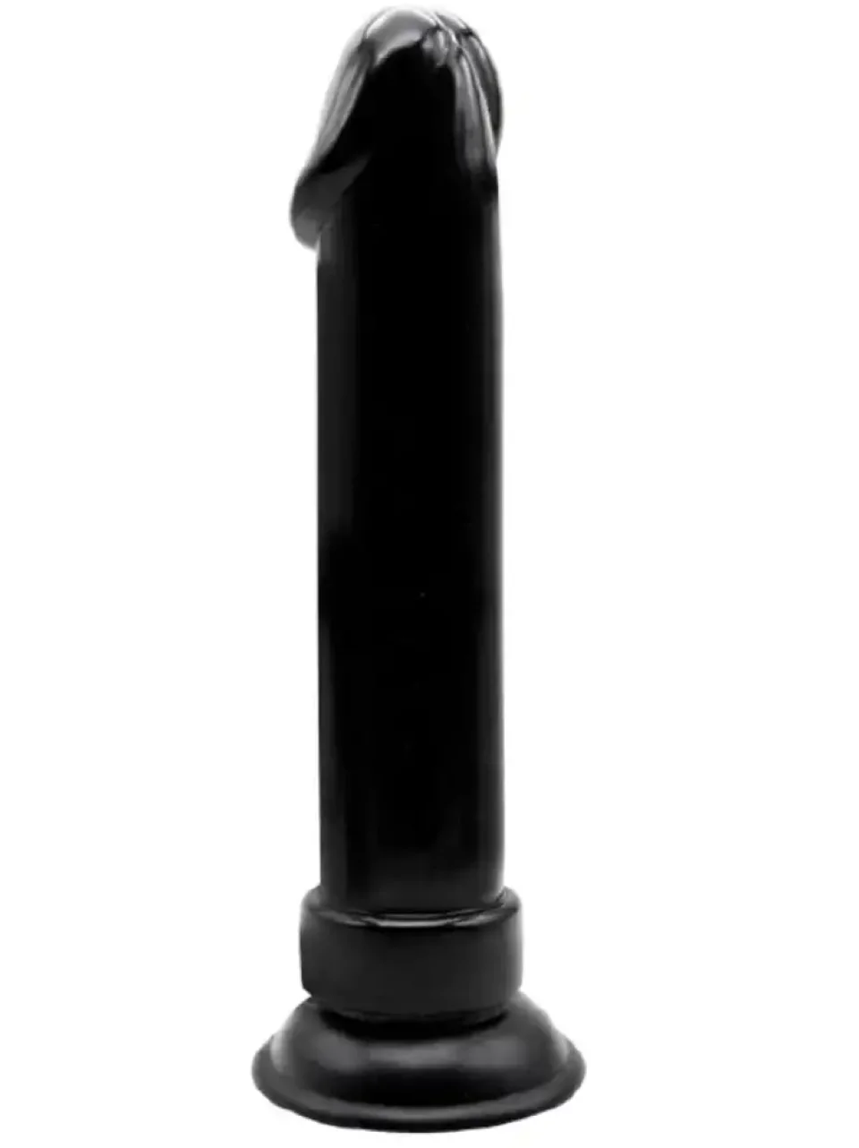 #11466 - 28 cm Esnek Yapılı Uzun Siyah Dildo Penis