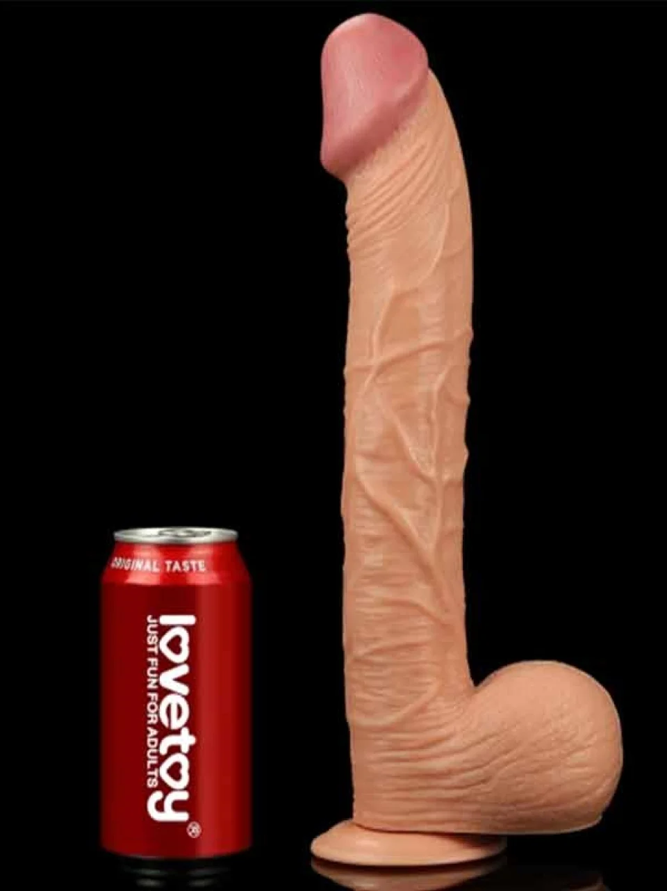 #10777 - 30 cm Büyük Boy Kalın Gerçekçi Dildo Penis
