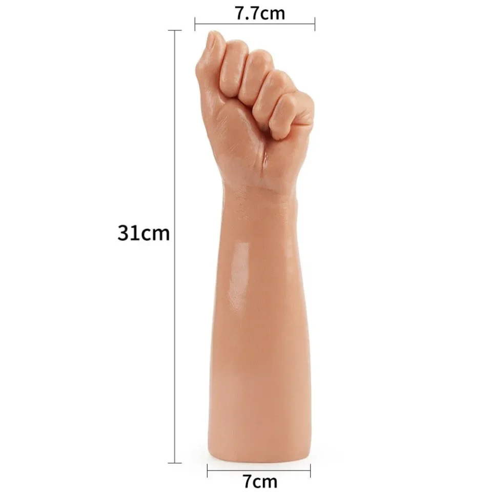#10895 - 31 cm Yumruk Şeklinde Gerkçekçi Dildo