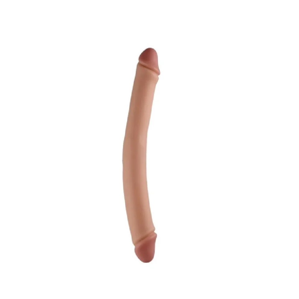 #10905 - 34 cm Çift Taraflı Gerçekçi Dildo Anal Vajinal Penis