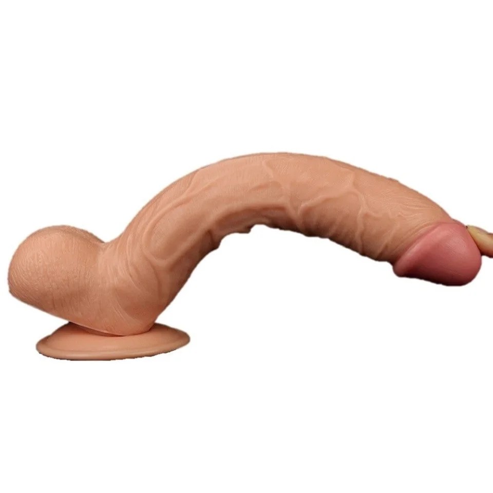 #10932 - 27,5 cm Gerçekçi Dev Dildo Penis