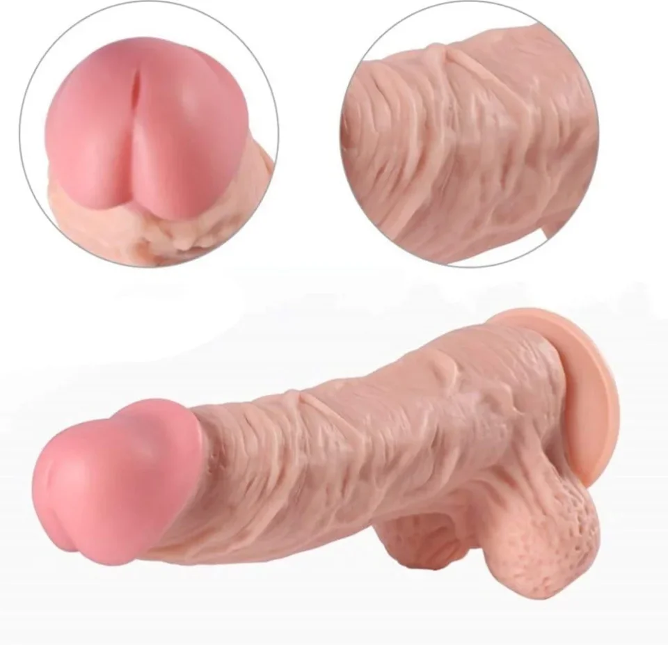 #11021 - 32,5 cm Realistik Büyük Boy Kalın Dildo Penis