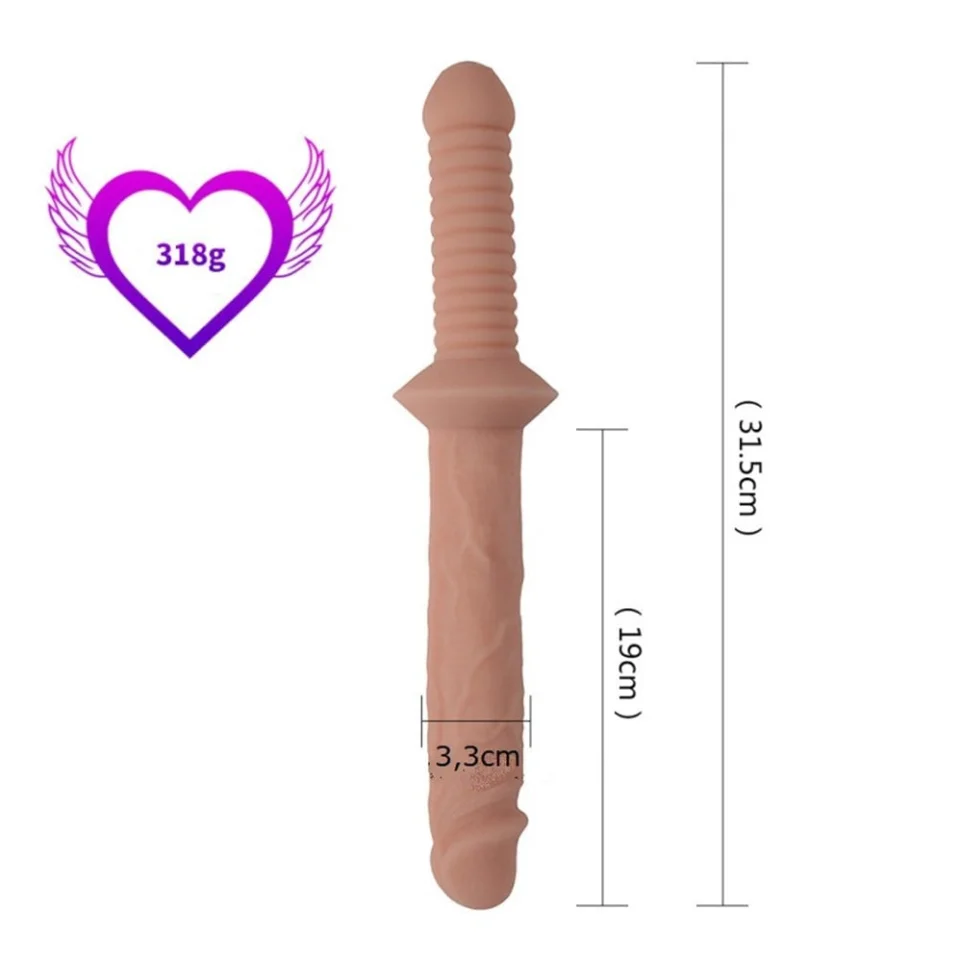 #11028 - 31,5 cm Realistik Penis Anal Vajinal Dildo