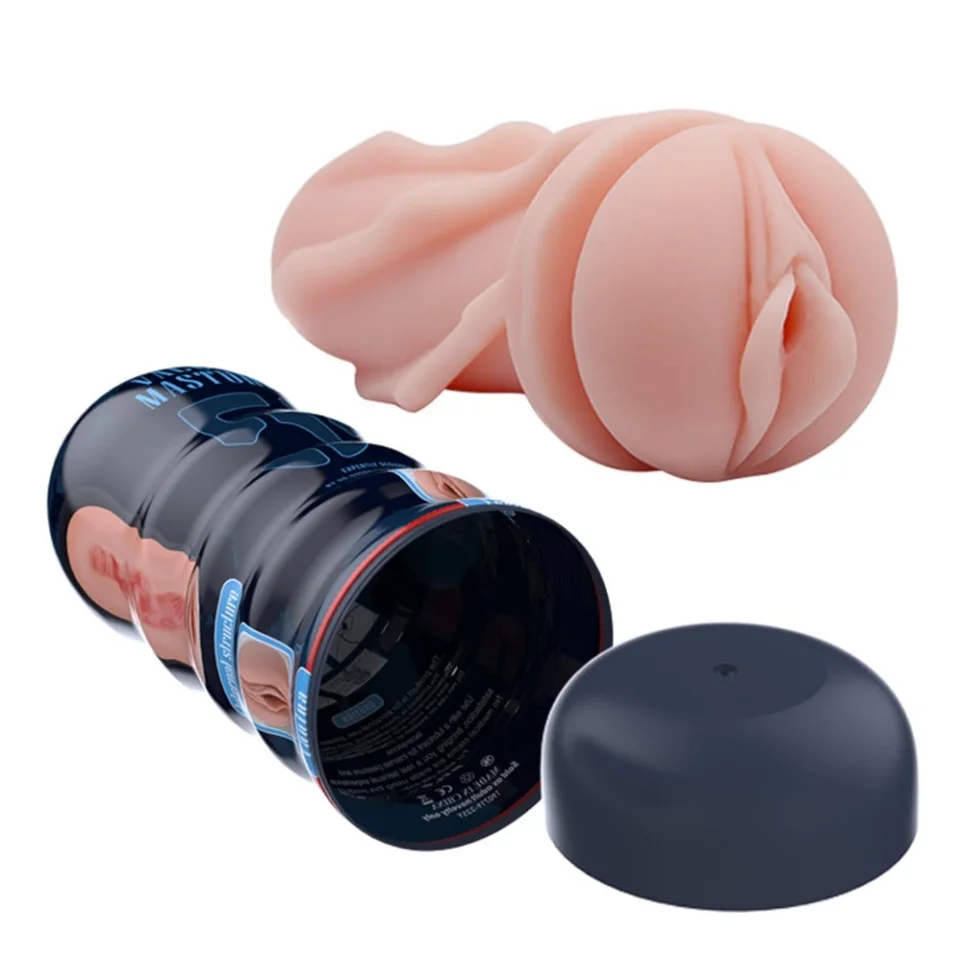 #11295 - 18 cm Gerçekçi Doku Suni Vajina Mastürbatör Kayganlaştırı Hediyeli
