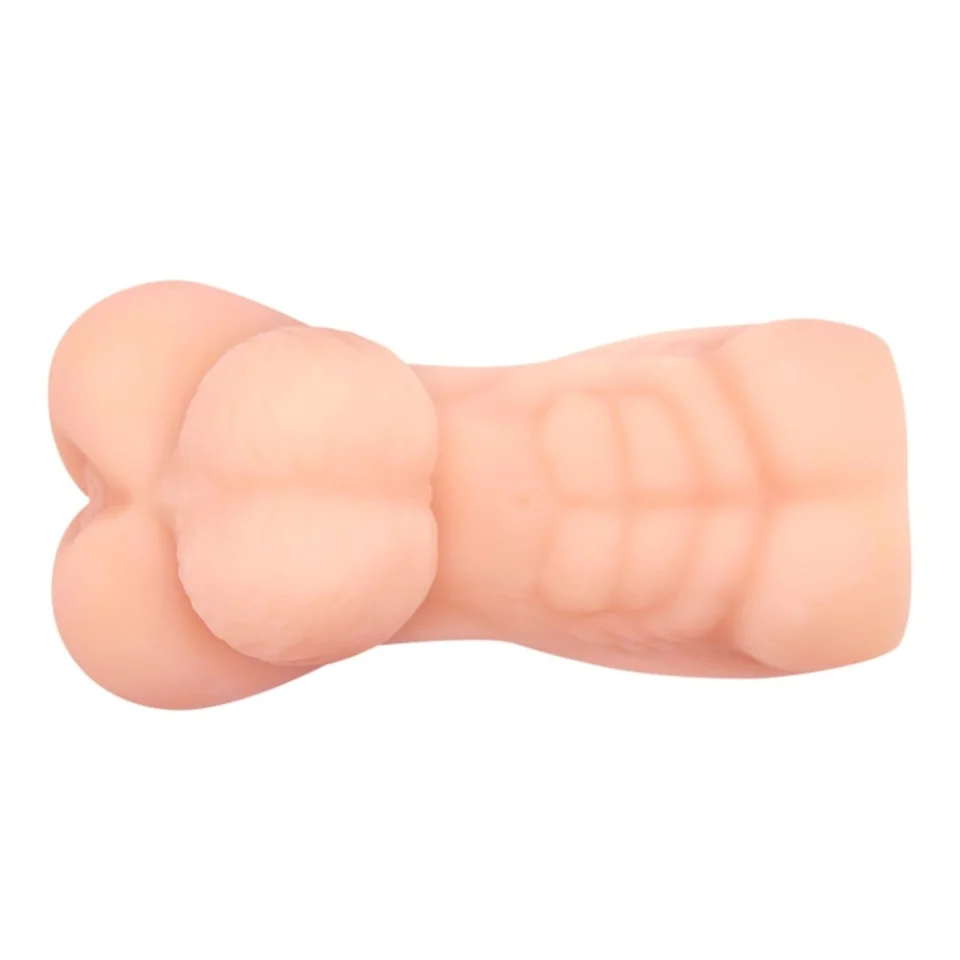 #11335 - Testisli Yarım Erkek Vücutlu Anal Mastürbatör Kayganlaştırıcı Hediye