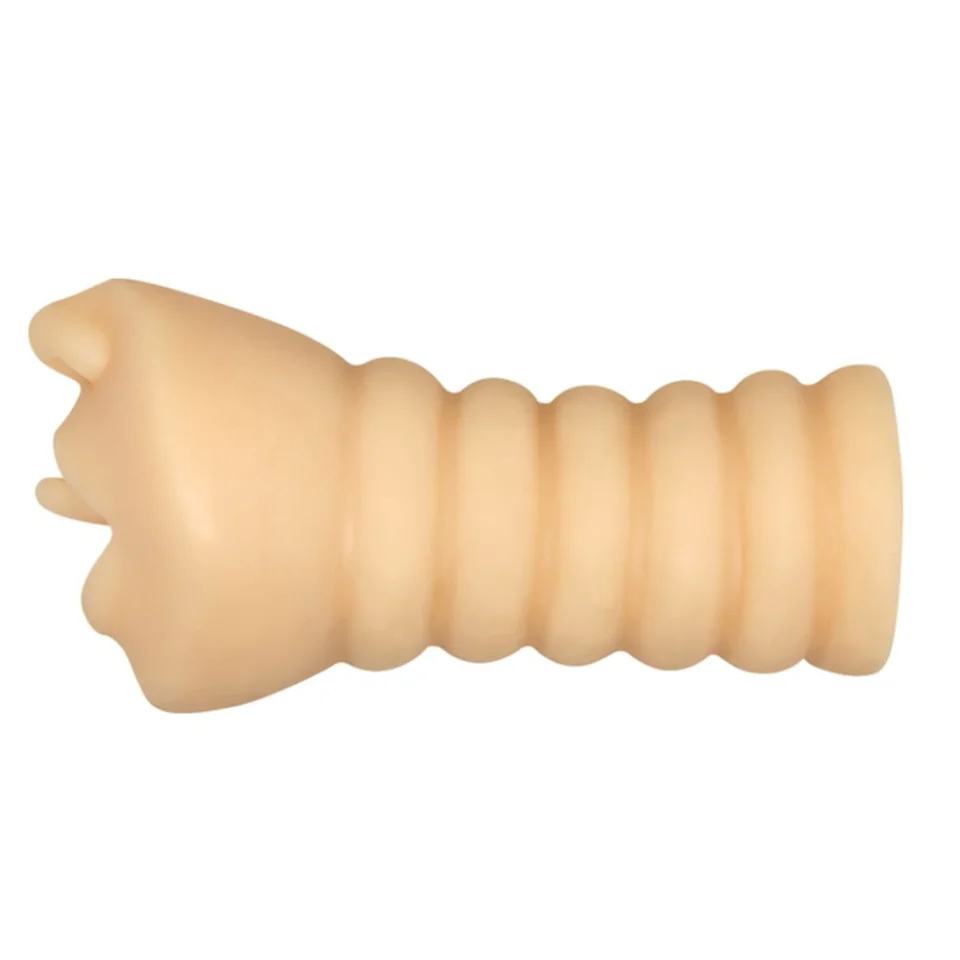 #11340 - 3 Boyutlu Suni Oral Mastürbatör Kayganlaştırıcı Hediyeli