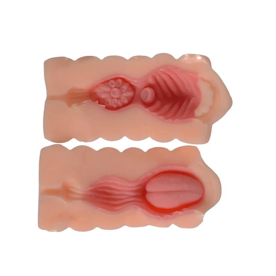#11407 - 3 Boyutlu Suni Oral Mastürbatör Kayganlaştırıcı Hediyeli