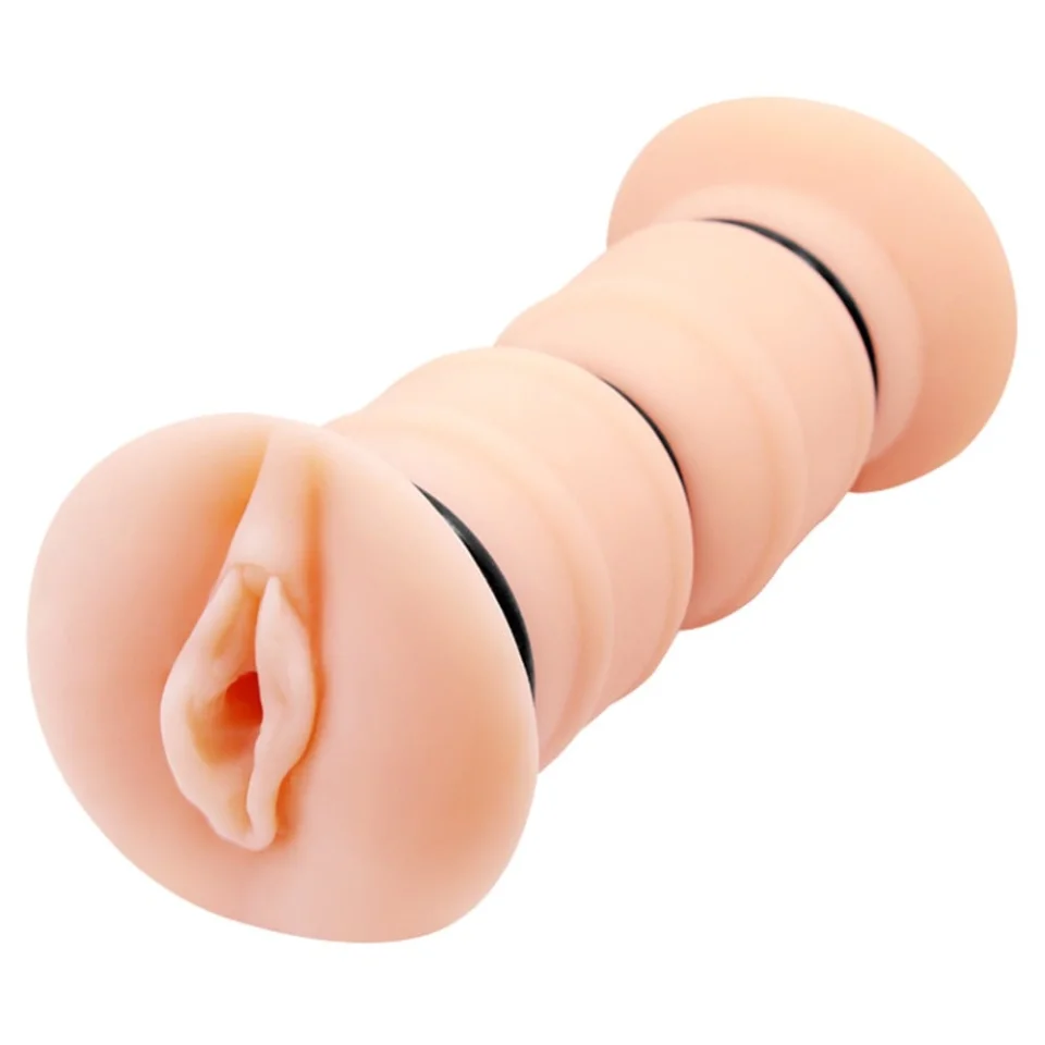 #11427 - Çift Taraflı Titreşimli Vajinal Mastürbatör Kayganlaştırıcı Hediyeli