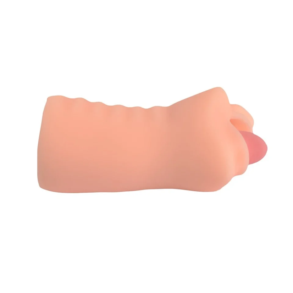 #11430 - 3 Boyutlu Suni Oral Mastürbatör Kayganlaştırıcı Hediyeli