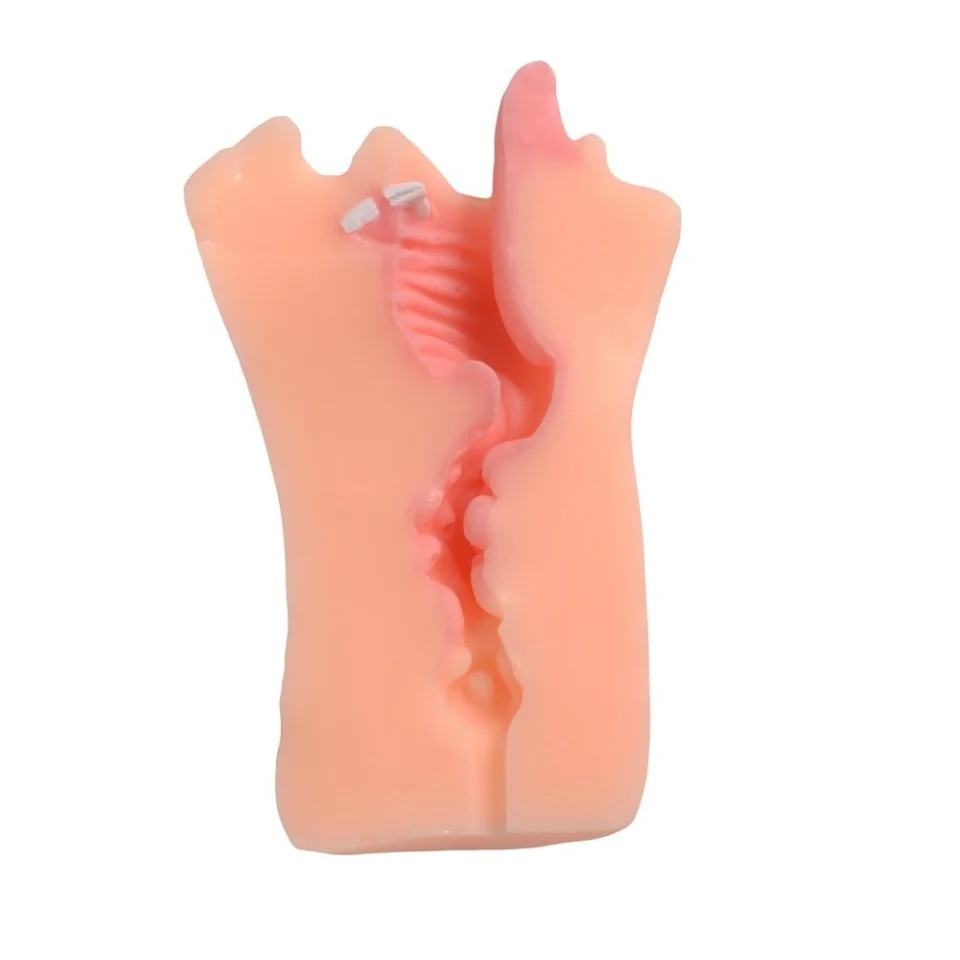 #11434 - 3 Boyutlu Suni Oral Mastürbatör Kayganlaştırıcı Hediyeli