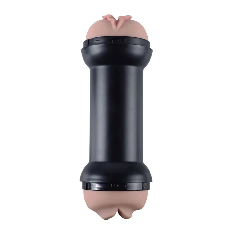 #11442 - Çift Taraflı Vajinal Oral Mastürbatör Kayganlaştırıcı Hediyeli