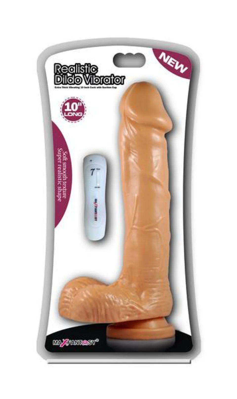 #11566 - 25 cm Kumandalı Titreşimli Realistik Dildo Vibratör