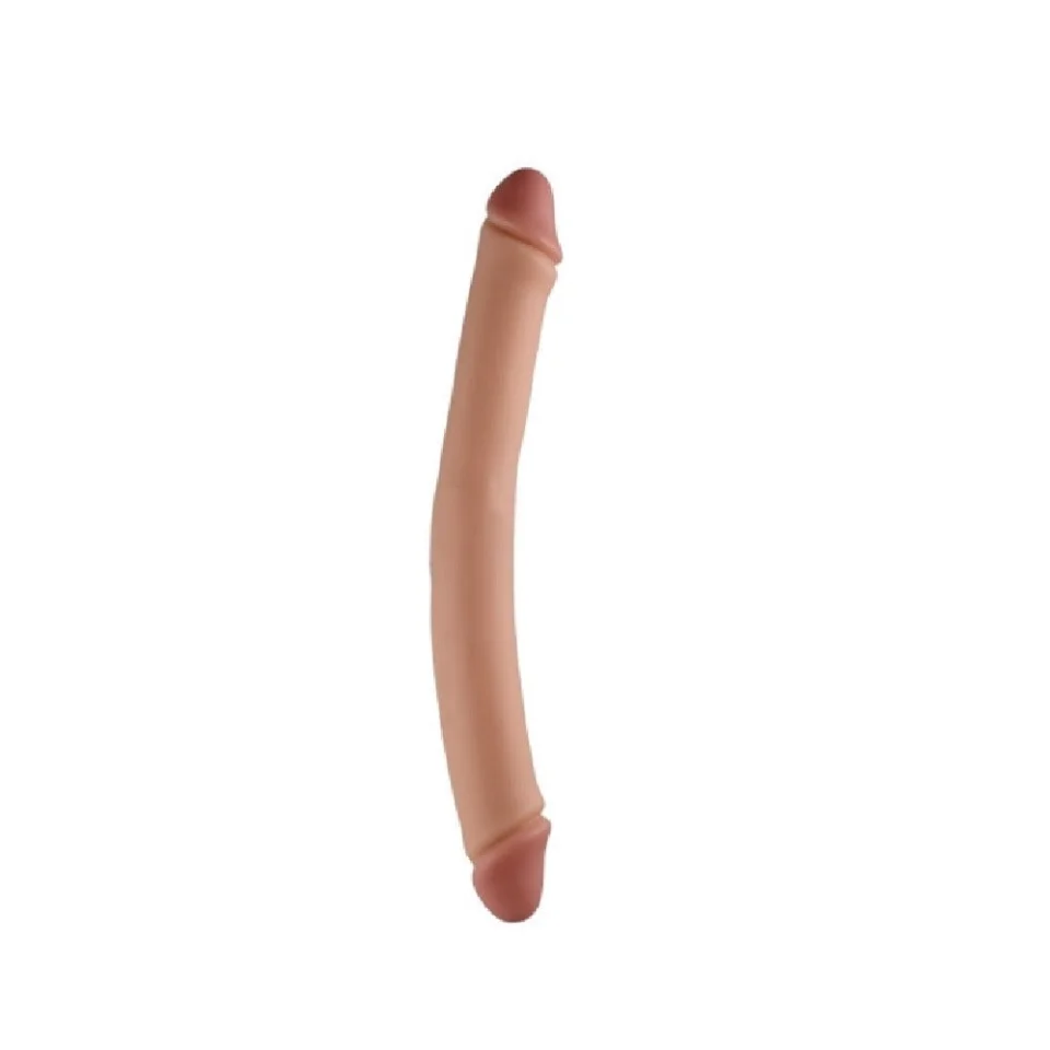 #1099 - 34 cm Çift Taraflı Gerçekçi Dildo Anal Vajinal Penis