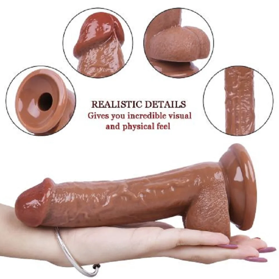 #11600 - 19 CM Ger&ccedil;ek&ccedil;i Dildo Titreşimli Penis
