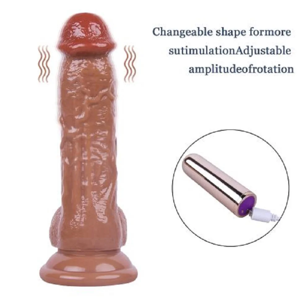 #11601 - 19 CM Ger&ccedil;ek&ccedil;i Dildo Titreşimli Penis