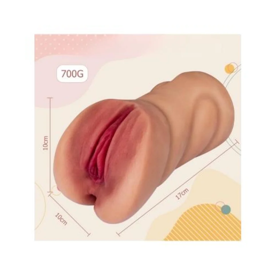 #11649 - Yeni Nesil Gerçekçi Çift Girişli Anal Vajinal Melez Mastürbatör