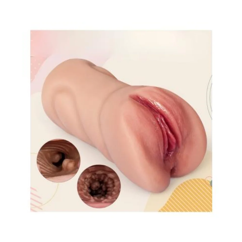 #11651 - Yeni Nesil Gerçekçi Çift Girişli Anal Vajinal Melez Mastürbatör
